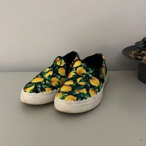 Betsey Johnson Lemon Slip-Ons (W7)
